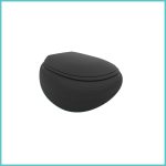 შავი კერამიკული უნიტაზი BOCCHI Strata Rimless Matt Black