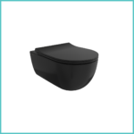 შავი კერამიკული უნიტაზი BOCCHI V-Tondo Rimless Matt Black