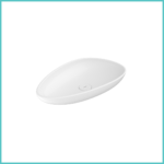 თეთრი კერამიკული ოვალური ნიჟარა BOCCHI Etna Gloss White